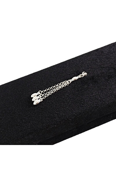 Selderesi 1 ADET Mini Boy Küçük Kısa Püskül Mikron Gümüş Kaplama KapamaIı Tes...