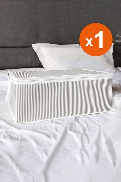 Pazar Kapısı 1 Τεμάχιο Underlay Μεγάλο Μέγεθος Organizer Υφασμάτινη Αποθήκη Γκρι 45*65*22 cm