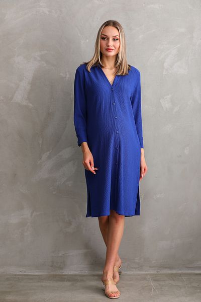 Miss Dünya Lissa Pregnant and Maternity Front Buttoned Woven Dress
