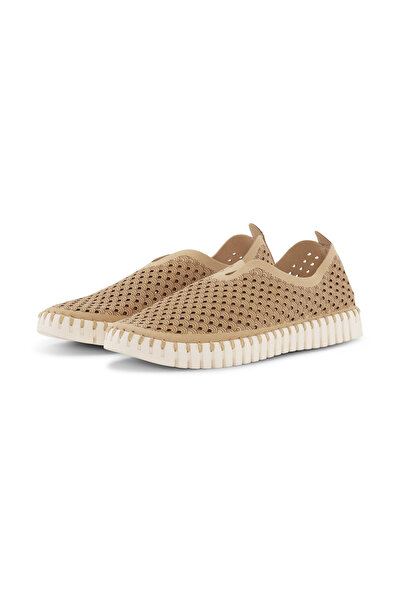 Ilse Jacobsen LATTE FLATS TULIP3275 - BEJ KADIN AYAKKABISI