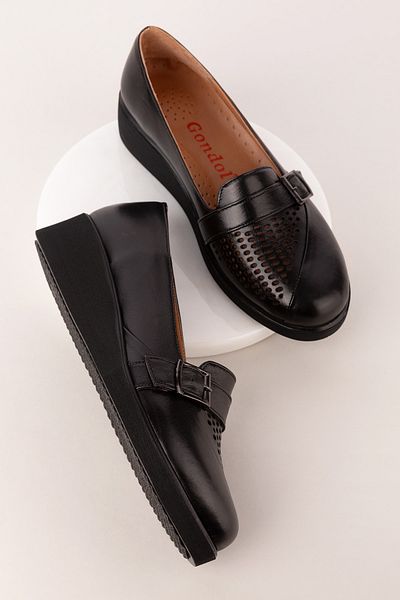 Gondol Genuine Leather Anatomical Sole Tape Detailed Comfortable Shoes Mlk.5471