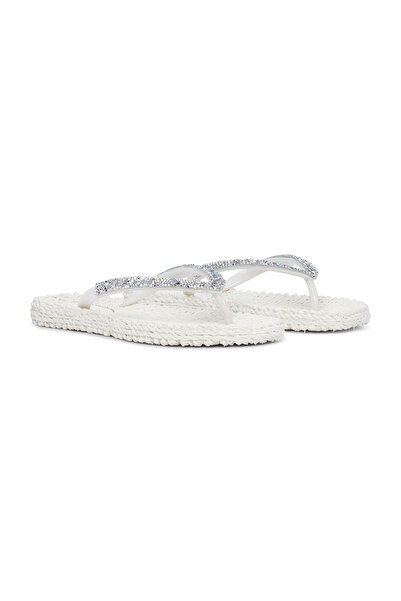 Ilse Jacobsen CREME CHERFUL03G - KREM TAŞLI PARMAK ARASI TERLİK