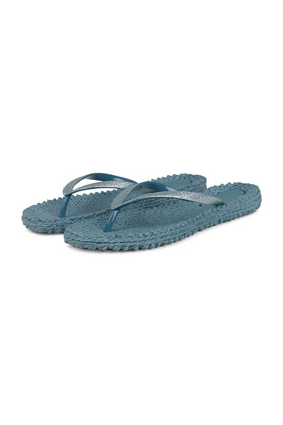Ilse Jacobsen LICHEN BLUE CHEERFUL01 - ȘLAPI ALBASTRU ARGINTII