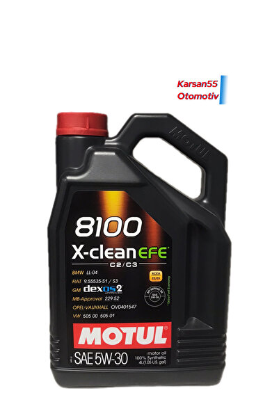 Motul 8100 X-clean Efe 5w/30 4lt