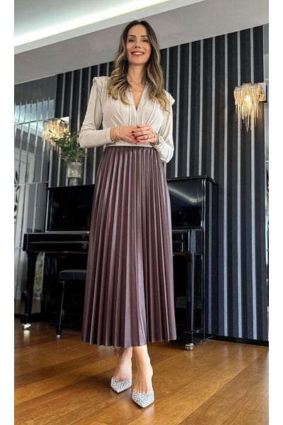 Atelier Derin Stone Long Sleeve Body with Snaps from the Bottom
