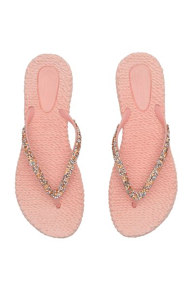 Ilse Jacobsen SOFT CORAL CHEERFUL03G - Σαγιονάρες από κοραλλιογενή πέτρα