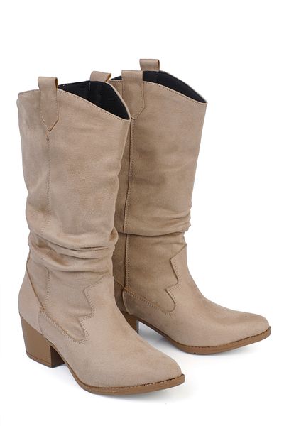 Capone Outfitters Cowboy-Damenstiefel mit spitzer Zehenpartie