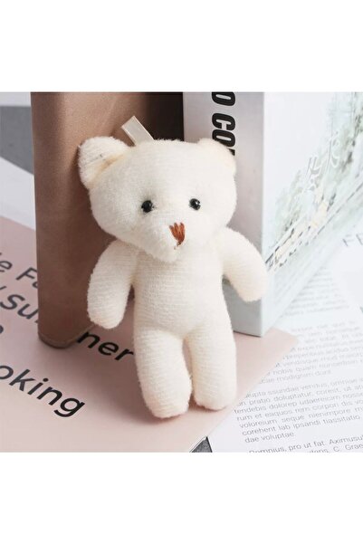 OZN TUHAFİYE سلسلة مفاتيح على شكل دمية دب قطيفة