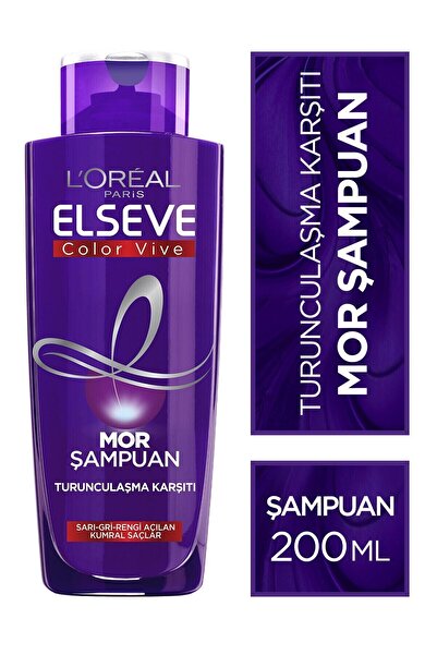 ELSEVE -Boyaloı Saçlar İçin Renk Koruyucu Mor Şampuan 200 ml CYT646131317643113131,643612,00,6431131