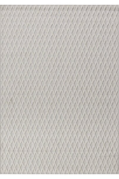 Dinarsu Grace 54101-260 Krem Modern Geometrik Baklava Desenli Salon Mutfak Ha...