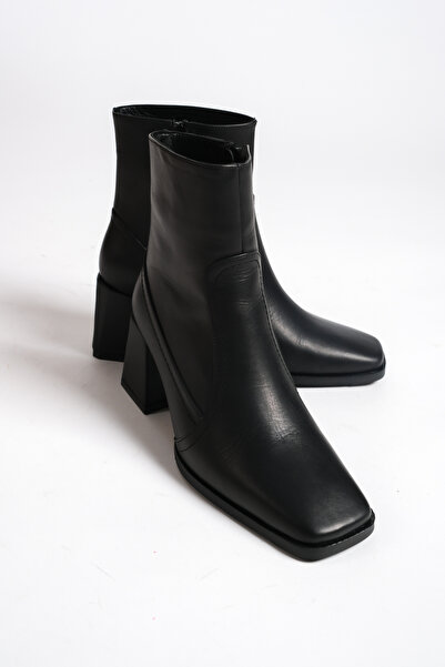 Capone Outfitters Blunt Toe Side Zipper Women's Genuine Leather Boots