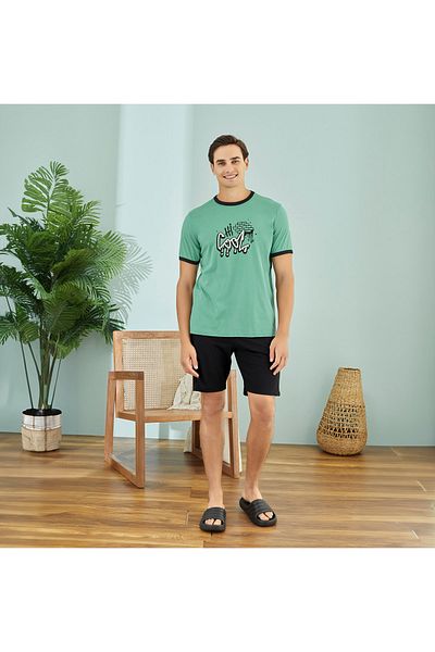 Svm 9483 MEN'S PRINTED SHORTS SET