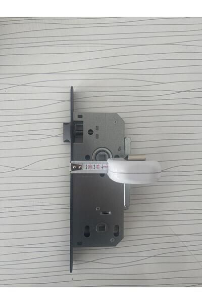 Merkezoğlu İç Oda Kapı Kilidi WC-Banyo Siyah – 40mmx23mm – Sessiz &Dayanıklı