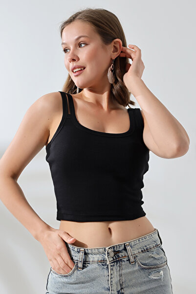 TİJA كروس، ريبانا، قميص داخلي، أسود