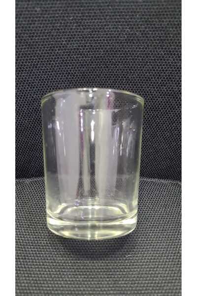 esdekor Mumluk Şeffaf Bardak Renksiz Shot İçki Alkol Kahve Yanı Kaliteli 1 Adet