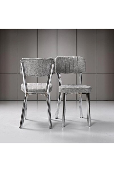 Mobilya Dükkanım Ceyda Krom Sandalye HDR1308