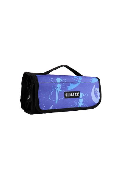 BBACK Trusa Multi Pen 4 Secțiuni Transparente Cu Fermoar Roll Case Peri