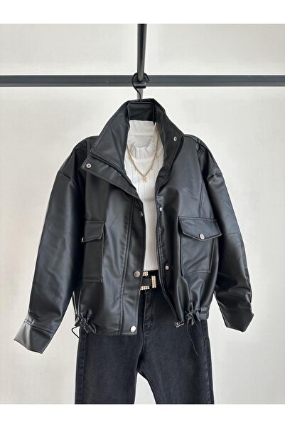 mypagebutik Jachetă Spx Neagră piele