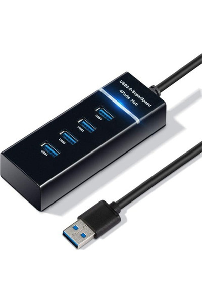 4 Port 3.0 Usb Hub/Çoklayıcı /3.0 Usb Hub Siyah