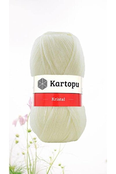 Kartopu KRİSTAL LİF İPİ K025 KREM 100GR 1ADET