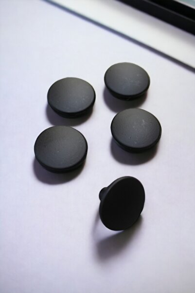 Dizaynhouse Büyük Mantar Düğme Model Dolap ve Çekmece Kulpu 35 mm Çapında Zar...