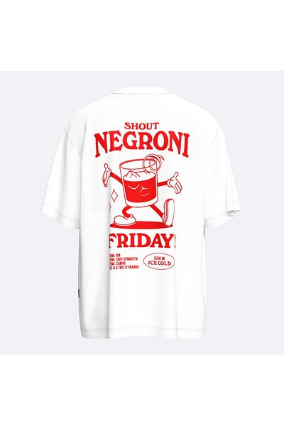 Shout Tricou supradimensionat unisex Negroni Cocktail