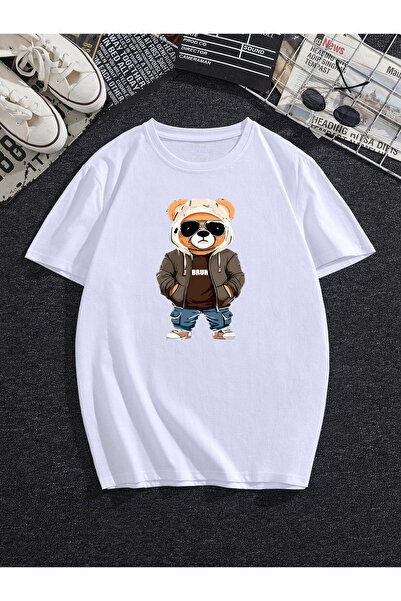 BEGRİFF Μπλουζάκι Unisex με σχέδιο Bruh Bear