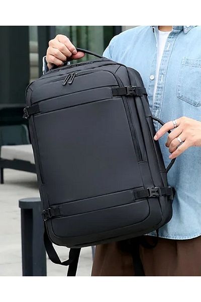 hediyeconcepti Large Capacity Multifunctional Widened Compartment Waterproof Travel Backpack
