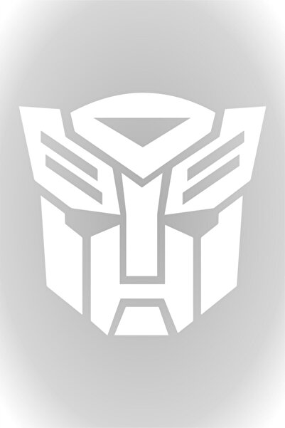 HMNL Transformers Sticker Oto Sticker Araba Cam Sticker 10 X 11 cm Beyaz