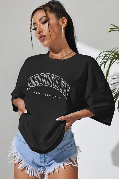 Revasser Unisex Black Brooklyn Oversize