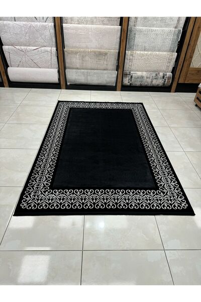 DİLEK HALI PERA 0700 A SİYAH SİYAH  Sık Dokuma Salon Halısı. NEŞEM HALI