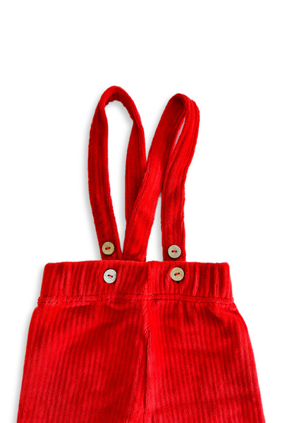 Stork Newy Unisex 4 Mevsim Ayarlanabilir Çapraz Askılı Kadife Bebek Tulumu Turuncu