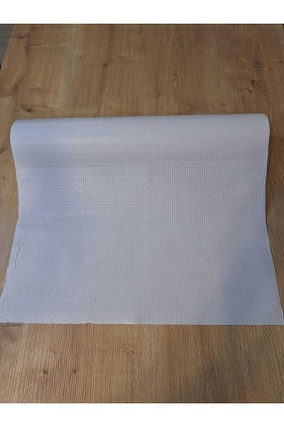 Başak Ev Tekstili 50cm x 500 cm Αντιολισθητικό κάλυμμα ραφιού - Λευκό κάλυμμα εσωτερικού ραφιού και ντουλαπιού