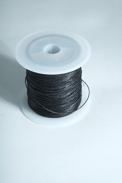 Eskişehir hobi sanat Καθαρό λινό κερωμένο σχοινί 0,5 mm 100 μέτρα Δερμάτινο ράψιμο Σχοινί κοσμήματος Σχεδιασμός