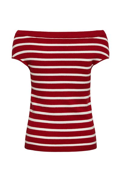 YAS. YASSSCHULTERFREIES STRICKTOP „CARLET“ – KA