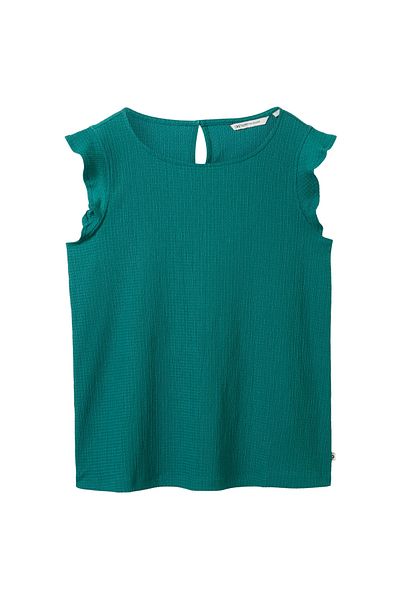 Tom Tailor Top mit Volantärmeln