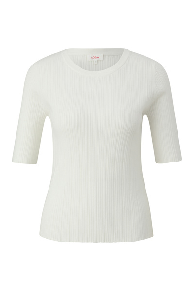 s.Oliver Pulover Gerippter aus Viskosstretch