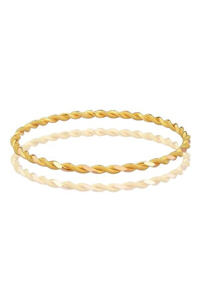 10 Gr (gram) 22 Ayar Işçiliksiz Paftalı Burma Bilezik