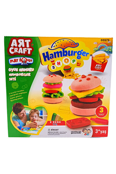 Dede Oyuncak مجموعة صلصال آرت كرافت همبرغر 150 جرام 03573