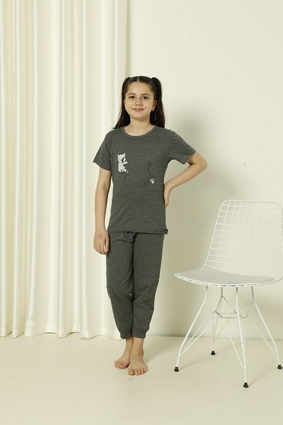 FAMES PİJAMA Girl's Summer Pajama Set