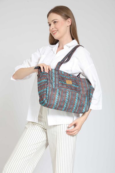 Street Bag Geantă de umăr etnică boemă - Geantă de mână pentru femei cu curea extensibilă detașabilă