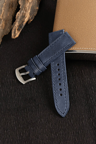 vagave حزام جلدي 22 ملم لساعة Fossil Omega Nacar Seiko Citizen Lacoste Armani...