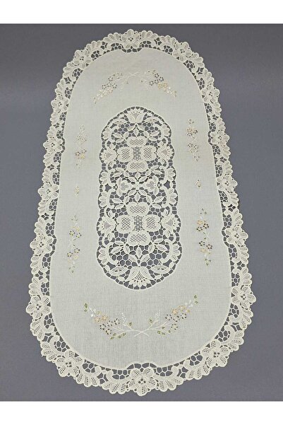 Başak Ev Tekstili Pvc Runner Ve Sehpa Üstü Servislik 80 Cm X 40 Cm