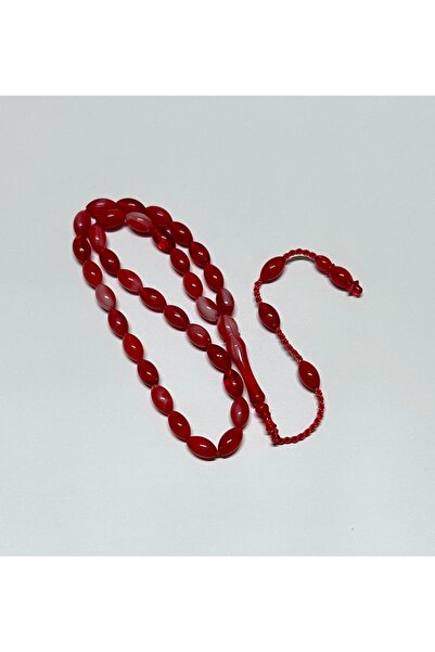 Han Ticarethane مسبحة صلاة من العنبر الأحمر البودرة