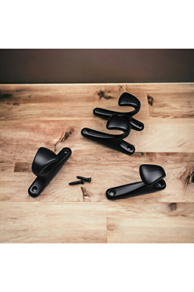 Dizaynhouse Kanca Stil Şık Tasarım Kapı Arkası Askılık, Kıyafet, Portmanto, Havlu Metal Askılık