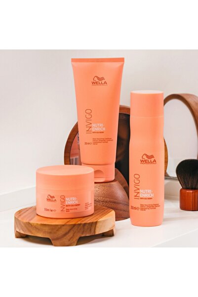 Wella Professionals Invigo Nutri Enrich Derinlemesine Nemlendirici 3LÜ SET-Şampuan250ml Maske 150ml Saç Kremi200ml CYT97