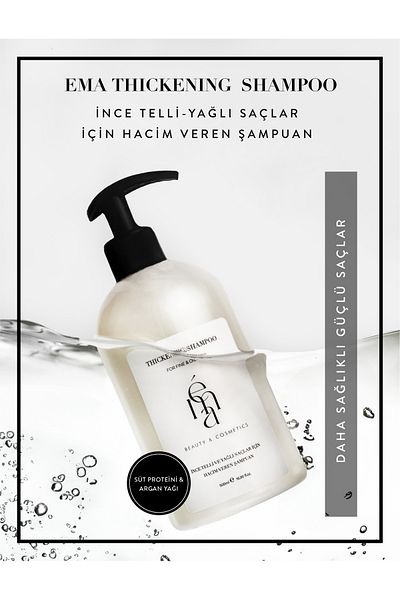 Ema Beauty Shampoo for Fine Wigs and Oil Hair 500 ml