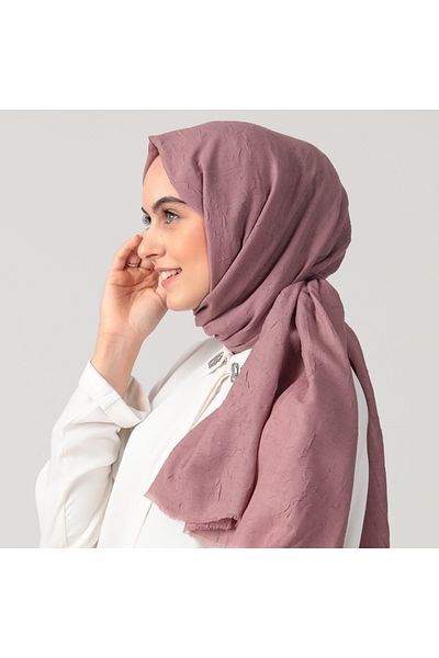 ipekistanbul Βαμβακερό σάλι Kraş - Dusty Rose
