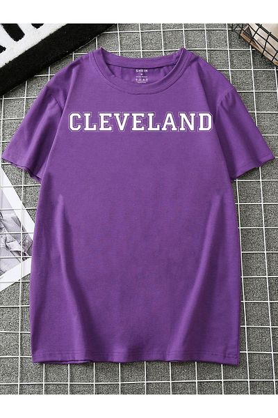 BEGRİFF Unisex Cleveland Written T-shirt