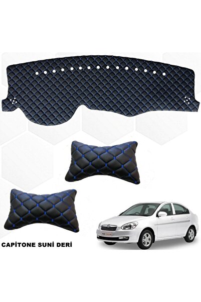 caraks سجادة الصدر المتوافقة مع Hyundai Accent Era + طوق الرقبة عالي الجودة ب...